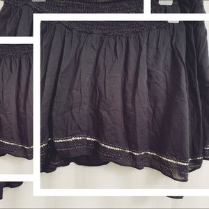 American Eagle - AEO - Navy Beaded Skater Skirt XL